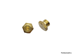 Заглушка латунная 1/4"ш