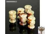 Набор церковных подсвечников из оникса (Candlesticks onyx)