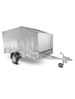 Прицеп «Спутник PRO» (3440x1440x330) оцинкованная рама, с силовым подрамником, LED оптика