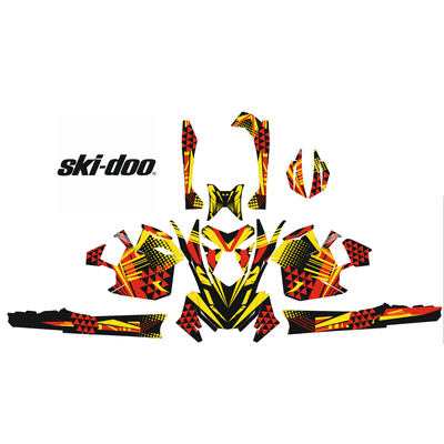 Наклейки на снегоход SKI DOO summit 2008 - 2013 [693]