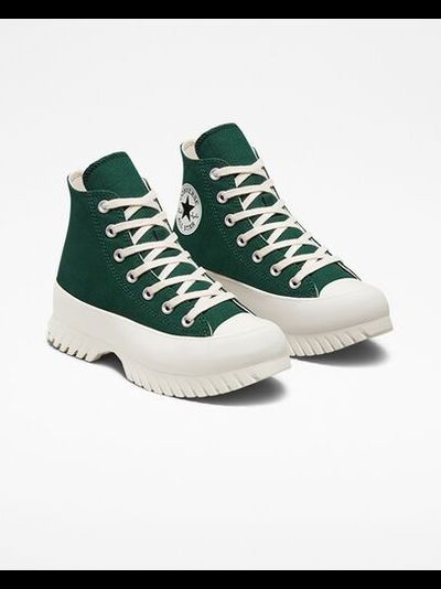 Кеды Converse Chuck Taylor All Star Lugged 2.0 Platform зеленые высокие