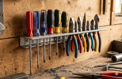 органайзер для инструмента, держатель инструмента, настенный, держатель для плоскогубцев, отверток