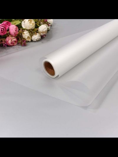 Пленка матовая в рулоне 50мкм (белая), 58см*10м