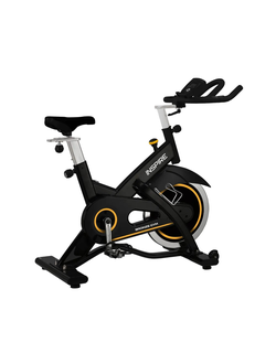 Спин-байк с консолью профессиональный BRONZE GYM INSPIRE