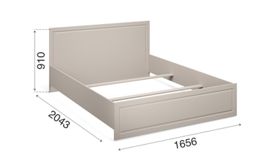Спальня ЛАЦИО СКАНДИ - Кровать 160 Кашемир/Сканди мускат
