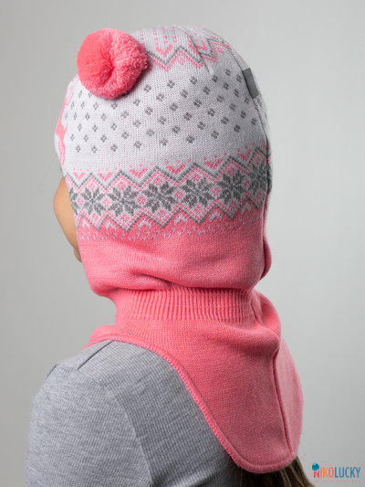 Шапка-шлем "Сказка" 22101-01, цвет розовый р. 54-56