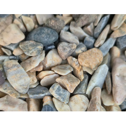 Медовый мрамор галтовка, фракция 10-20 мм