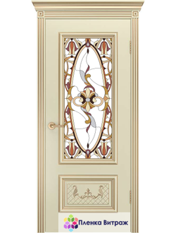 Витражная пленка, витражная пленка самоклеющаяся под заказ,пленочный витраж с классическим рисунком