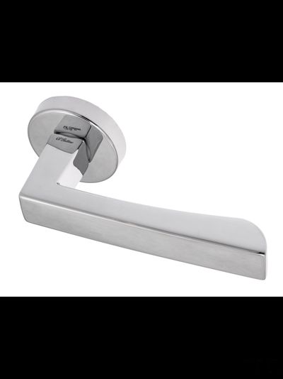 Дверная ручка на круглом основании Fratelli Cattini "HAMMER" 7-CR полированный хром