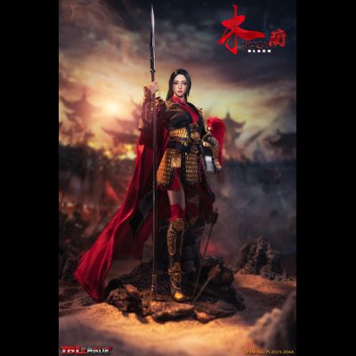 Китайская воительница Мулан (в черном) - КОЛЛЕКЦИОННАЯ ФИГУРКА 1/6 MULAN - Black (PL2023-204A) - TBLeague