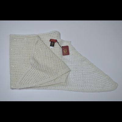 Vizio Италия шарф палантин 1341 SSX белый