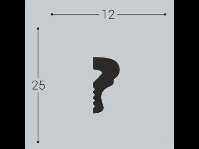Молдинг М11 - 25*12*2000мм