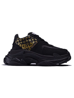 Balenciaga Triple-S Supreme Черные женские (36-41)