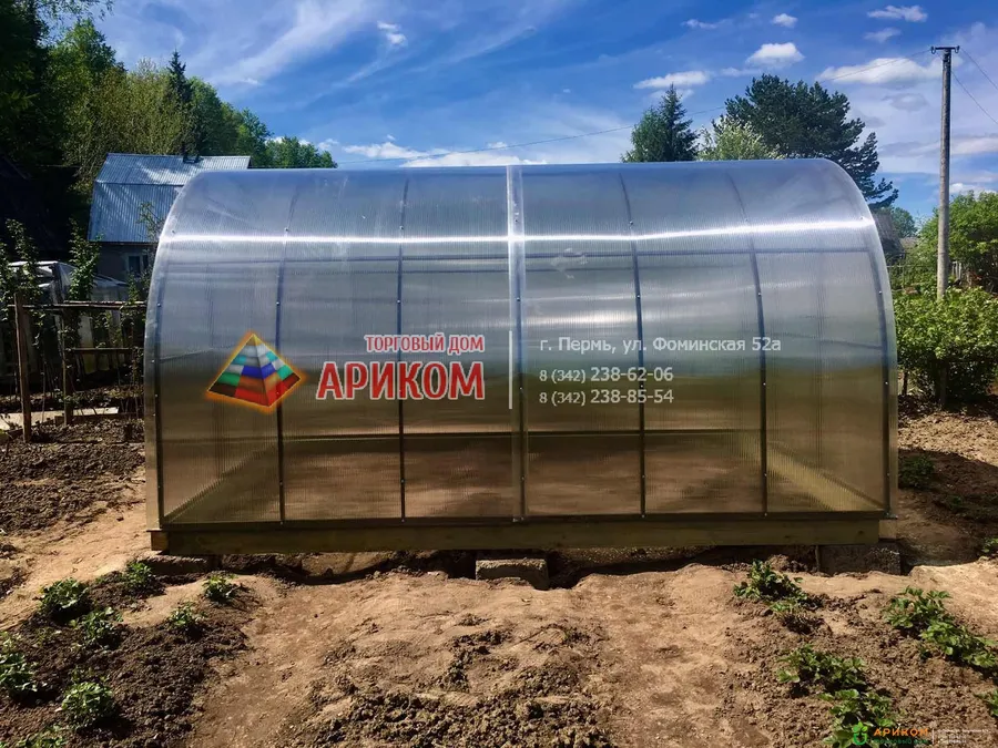 Теплицы и сотовый поликарбонат в Перми от Ариком