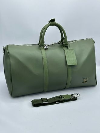 Дорожная сумка сумка Louis Vuitton Keepall 50 Taiga Хаки