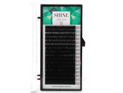 ЧЕРНЫЕ РЕСНИЦЫ, SHINE delux, ПОРАЗМЕРНО (16 ЛЕНТ)