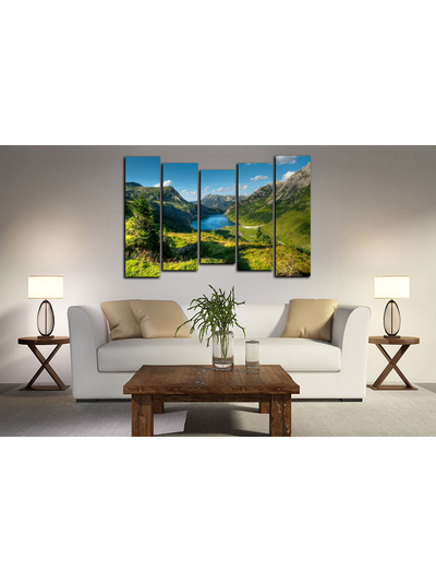 Модульная картина "Горный воздух"