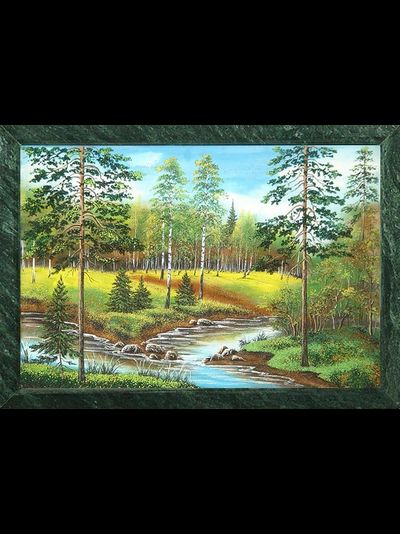 Картины с каменной росписью в ассортименте