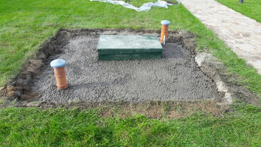 Готовый погреб из пластика