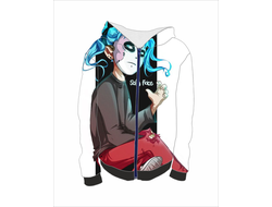 Толстовка Sally Face, Салли Фейс 3D с полной запечаткой №1