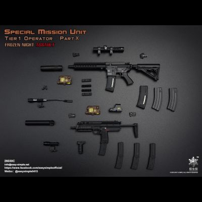 Штурмовик группы Сил специальных операций США - КОЛЛЕКЦИОННАЯ ФИГУРКА 1/6 scale Special Mission Unit Part X Frozen Night Assault (26030C) - Easy&amp;Simple