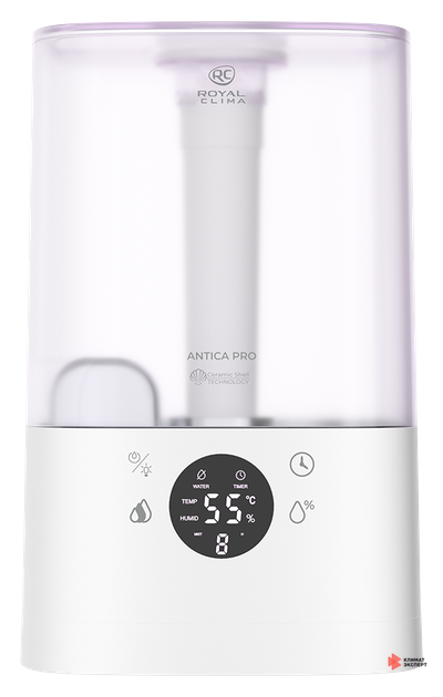 Ультразвуковой увлажнитель Royal Clima серии ANTICA Pro RUH-ANP300/4.3E-WT