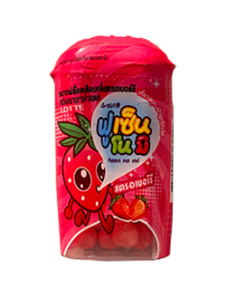 Lotte Жев.резинка драже Fusen Кола и лимон 15гр (10)