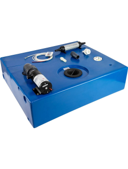 Комплект для обработки сточных вод Matromarine Products 9400005112 112л 12В 700x800x200мм (бак 112л, помпа 12В, фильтр, датчик уровня, вент. головка)
