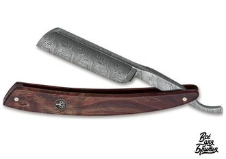 Опасная бритва Boker Damascus Curly Birch