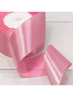 Лента атласная 50мм (181, св. розово-лиловая), 22,8м