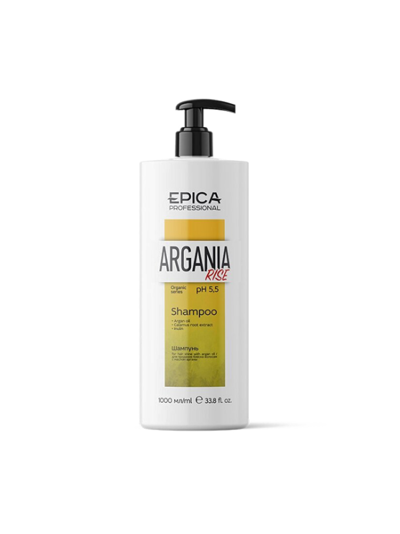 "EPICA Professional" Argania Rise ORGANIC Шампунь для придания блеска, 1000 мл (Эпика)