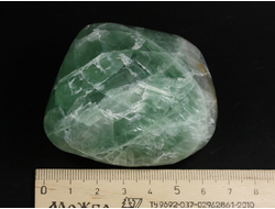 Флюорит зеленый, полировка крупная, Монголия (63*52*38 мм, 249 г) №35623