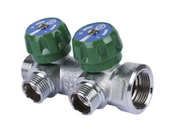 Коллектор регулирующий STOUT 3/4", 2 отвода 1/2" (Арт. SMB-6850-341202)