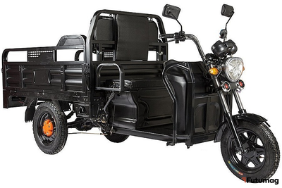 Грузовой электротрицикл Rutrike D2 1500 60V1000W черный
