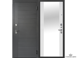 ПРОсемь МДФ/Зеркало Графит Белый