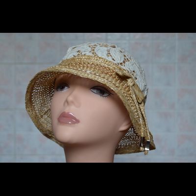 Шляпа соломенная с кружевом Vizio Италия 5740 MP