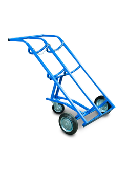 Тележка для газовых баллонов TOR ГБ-2, 2 баллона (250 литые колеса + 160 поворотное)