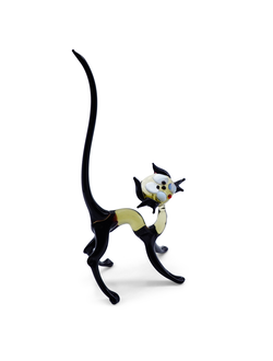 Стеклянная фигурка "Кошка с длинным хвостом"