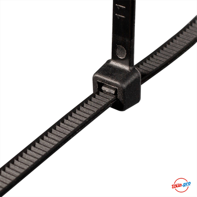 Стяжки кабельные Fortiflex NORD 4х200 черные