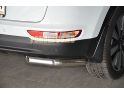 Защита заднего бампера угловая d60 для Kia Sportage 2016-2018