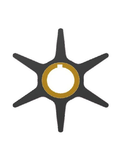 Импеллер со шпонкой Ancor 5568 Ø88x30,6мм посадочное Ø23мм 6 лопастей из черного неопрена для двигателя Honda