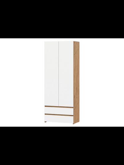 Некст прихожая Дуб Золотой / Белая шагрень