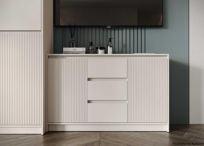 Мирен КМ-003 комод Кашемир/Моно керамика (МДФ)