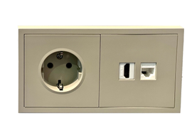 Розетки Rikett Standart латте