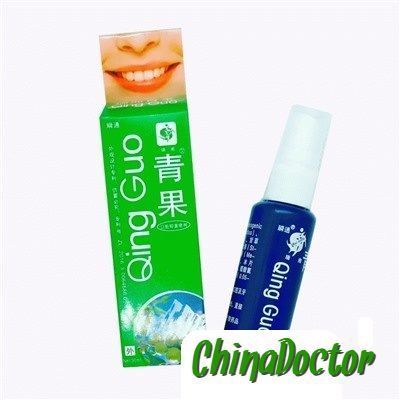 Антибактериальный оральный спрей «Жуйсян Цингуо Ицзюнь» (Qing Guo)
