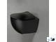 Чаша унитаза Creavit Free Black Mat FE322-11SM00E-0000 подвесная черного цвета. Безободковый смыв, матовая поверхность