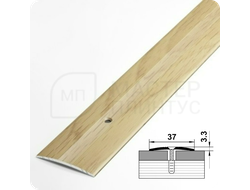 Порог одноуровневый c открытым крепежом Лука ПС 03.2700.R148 Дуб петровский