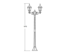 Садово-парковый светильник Astoria l S (h=197см)