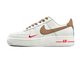 Nike Air Force 1 07 Low (Белые с коричневым)