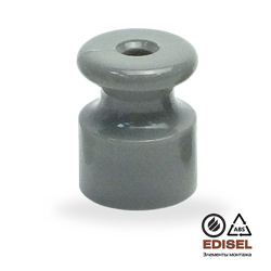 Изолятор пластиковый серый